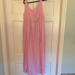 Pomander Place from Tuckernuck Pink Linen Maxi Dress, Brand new with tags